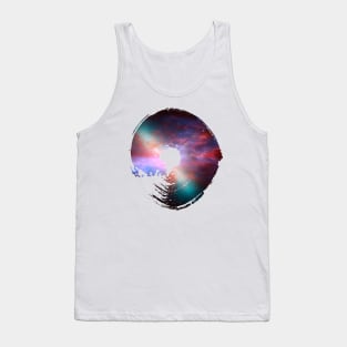 Paint brush stroke enso galaxy whoosh Tank Top